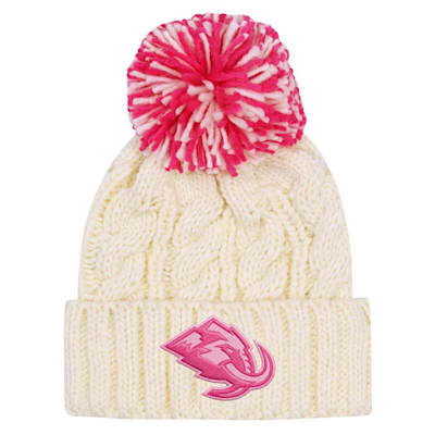  (Outerstuff Cuffed Knit Pom Hat - Utah Mammoth - Girls)