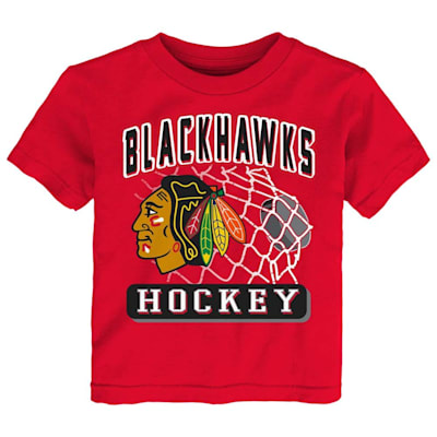  (Outerstuff Goal Short Sleeve Tee Shirt - Chicago Blackhawks - Toddler)