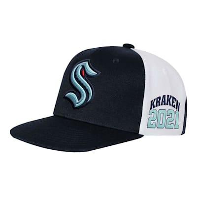  (Outerstuff Hockey Block Flat Brim Hat - Seattle Kraken - Youth)