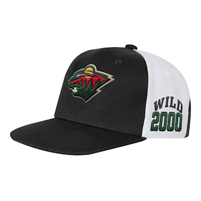  (Outerstuff Flat Brim Snapback Hat - Minnesota Wild - Youth)