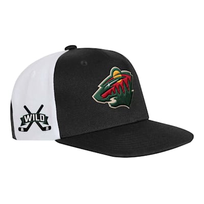  (Outerstuff Flat Brim Snapback Hat - Minnesota Wild - Youth)
