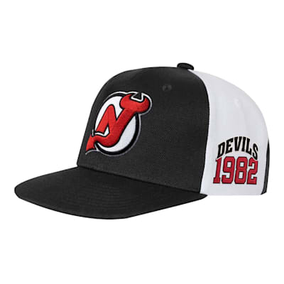  (Outerstuff Flat Brim Snapback Hat - New Jersey Devils - Youth)