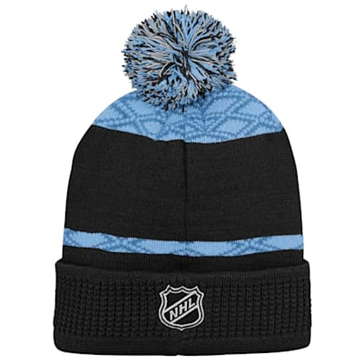  (Outerstuff Puck Pattern Pom Beanie - Utah Mammoth - Youth)