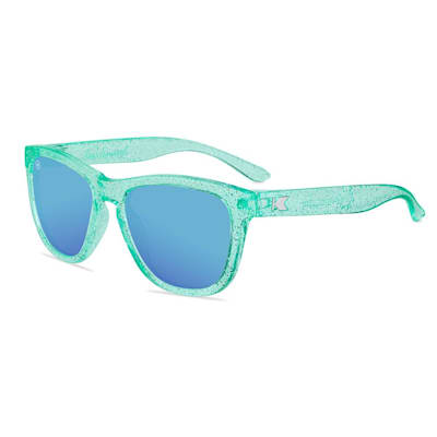  (Knockaround Mint Sparkle Premium Sunglasses - Girls)