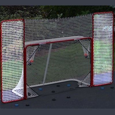 bauer hockey net with backstop