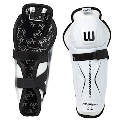  (Winnwell AMP 500 Hockey Shin Guards - Youth)