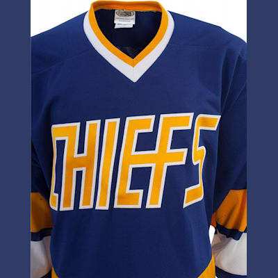 Close Up (Mad Brothers Charlestown Chiefs Hockey Jersey - Mens)