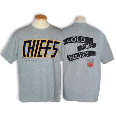 Mad Brothers Charlestown Chiefs Old Time Hockey Tee Shirt - Mens