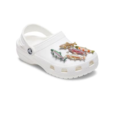  (Crocs Jibbitz Charms 5pk - Trout - Youth)