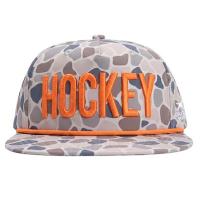  (Chalk Talk Sports Hockey Rope Hat - Camo - Adult)