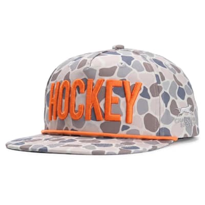  (Chalk Talk Sports Hockey Rope Hat - Camo - Adult)