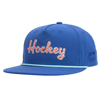  (Chalk Talk Sports Hockey Rope Hat - Checkered Script - Youth)
