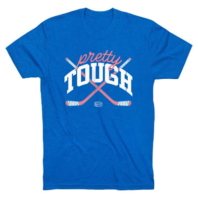  (Chalk Talk Sports Pretty Tough Hockey Tee Shirt - Girls)