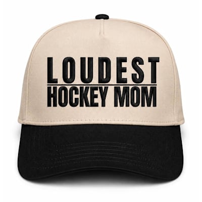  (Hockeys Better Loudest Hockey Mom Snapback Hat - Womens)