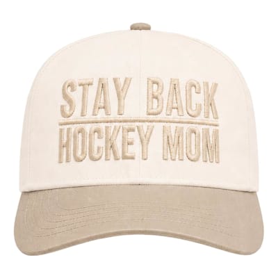  (Hockeys Better Stay Back Hockey Mom Snapback Hat - Womens)