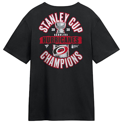  (Fanatics Stanley Cup Champions Tee Shirt - Carolina Hurricanes - Adult)