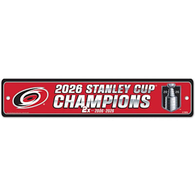  (Wincraft Carolina Hurricanes Stanley Cup Champs Street Sign - 3.75" x 19")