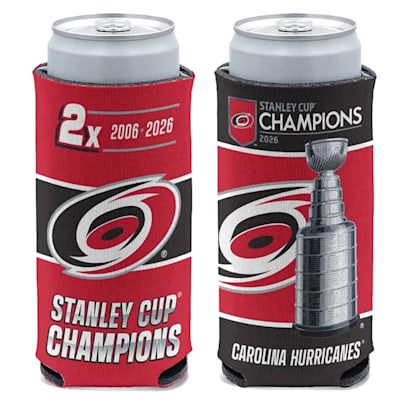  (Wincraft Carolina Hurricanes Stanley Cup Champs Slim Can Cooler - 12 oz)