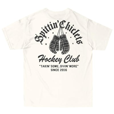  (Barstool Sports Spittin' Chiclets Hockey Club Glove Tee Shirt - Adult)