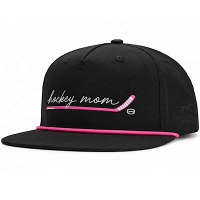  (Chalk Talk Sports Hockey Mom Script Rope Hat - Adult)