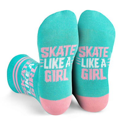  (Lavley Skate Like a Girl Socks - Girls)