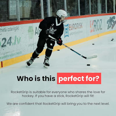  (RocketGrip - Rubber Hockey Stick Grip)