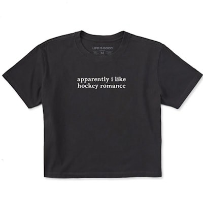  (Life Is Good Hockey Romance Tee Shirt - Womens)