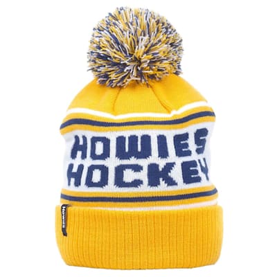  (Howies Retro Pom Knit Hat - Yellow - Adult)