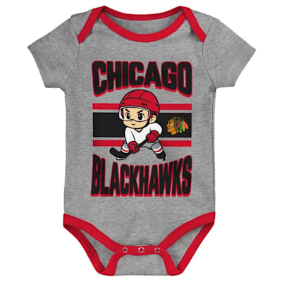  (Outerstuff Chill On Ice Onesie Set - Chicago Blackhawks - Youth)