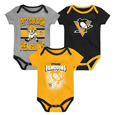  (Outerstuff Chill On Ice Onesie Set - Pittsburgh Penguins - Youth)
