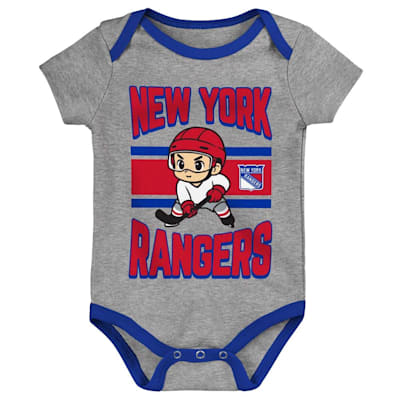  (Outerstuff Chill On Ice Onesie Set - New York Rangers - Youth)