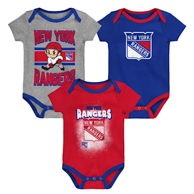  (Outerstuff Chill On Ice Onesie Set - New York Rangers - Youth)