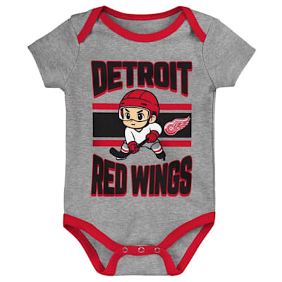  (Outerstuff Chill On Ice Onesie Set - Detroit Red Wings - Youth)
