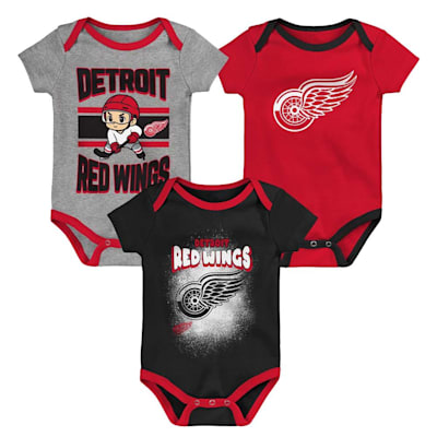  (Outerstuff Chill On Ice Onesie Set - Detroit Red Wings - Youth)