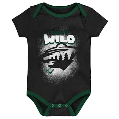  (Outerstuff Chill On Ice Onesie Set - Minnesota Wild - Youth)