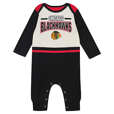  (Outerstuff Cozy Cuddles Long Sleeve Onesie - Chicago Blackhawks - Youth)