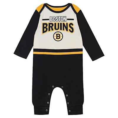  (Outerstuff Cozy Cuddles Long Sleeve Onesie - Boston Bruins - Youth)