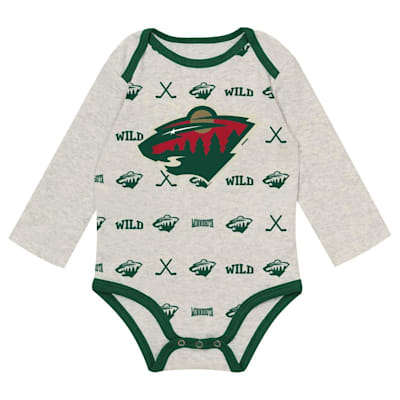  (Outerstuff Huddles and Giggles 3 Piece Set - Minnesota Wild - Youth)