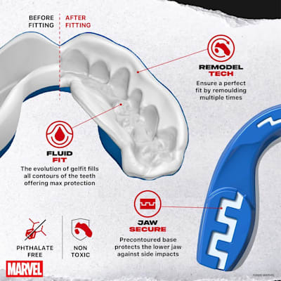  (SafeJawz Marvel X-Men Beast Mouthguard - Senior)