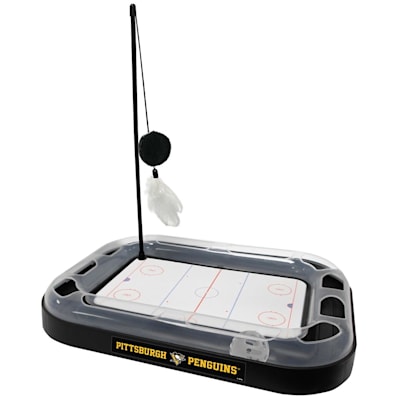  (Pets First Cat Scratcher Rink Toy - Pittsburgh Penguins)