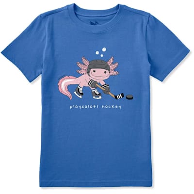  (Life Is Good Playsalotl Hockey Tee Shirt - Youth)