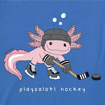  (Life Is Good Playsalotl Hockey Tee Shirt - Youth)
