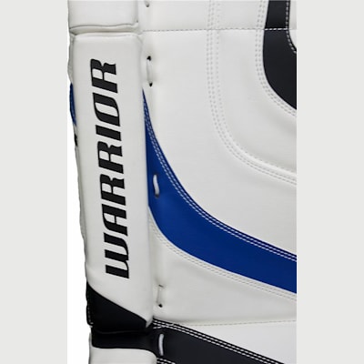 Branding On The Front Of The Pads (Warrior Ritual Goalie Leg Pads - Intermediate)