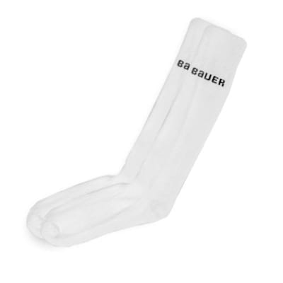 White (Bauer Performance Skate Socks - Senior)