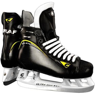 Patin De Hockey Graf Ultra G75 - Taille 9-10 - Largeur Régulière - Super Léger - Occasion Bon état
