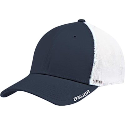 Navy (Bauer 39THIRTY Team Mesh Fitted Hat - Youth)