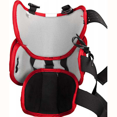 Red (Vaughn 7990 Goalie Knee & Thigh Guards - Senior)