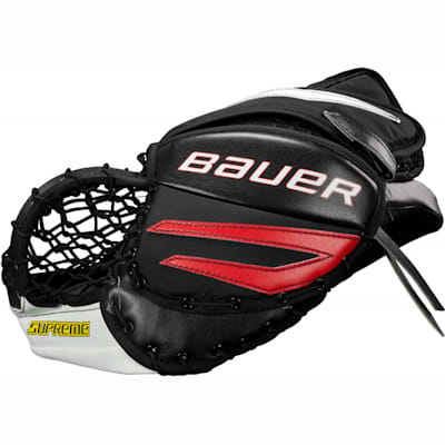 3D Vent Armour Foam Backhand For Great Protection (Bauer Supreme TotalOne Goalie Catch Glove - Senior)
