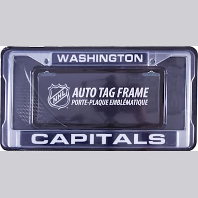 Washington Capitals License Plate Tag Mirror Finish Heavy Acrylic