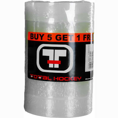 Clear (Total Hockey Clear Polyflex Tape - 6 Pack)